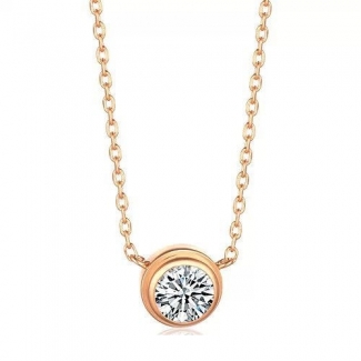 Diamants Legers De Cartier Necklace, Small Model Pink Gold, Diamond B7215700