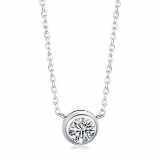 Diamants Legers De Cartier Necklace, Small Model White Gold, Diamond B7215900
