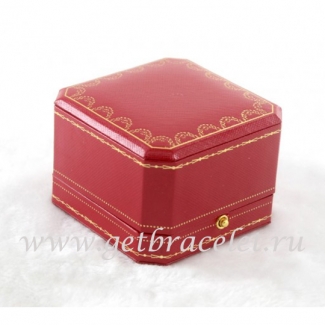 Original Cartier Rings and Earrings Red Box