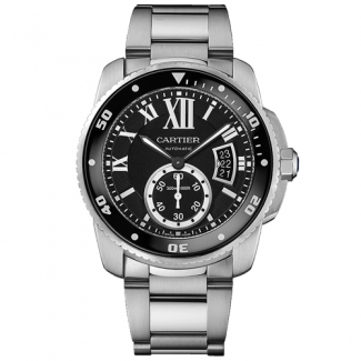 Calibre de Cartier Diver replica watch W7100057 stainless steel