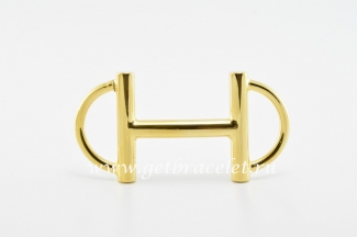 Hermes Reversible Belt 18K Gold Anchor Chain Buckle