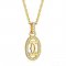 Cartier Logo Double C Necklace In Yellow Gold With Diamonds