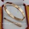 Copy Cartier Love Bracelet For Men and Women Pink Gold B6035616 (New Version - Prevent Screws Fall Out)