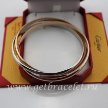 Imitation Cartier Trinity Bracelet 3-Gold B6013301