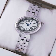 Delices de Cartier diamond watch for women 18K white gold WG800004