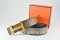 Hermes Reversible Belt Light Gray/Black Togo Calfskin With 18k Orange Silver H Buckle