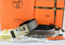 Hermes Reversible Belt Brown/Black Togo Calfskin With 18k Gold Big H Buckle