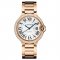 Ballon Bleu de Cartier medium swiss automatic watch 18kt pink gold diamonds bezel