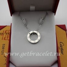 Replica Cartier LOVE Necklace White Gold B7014300