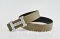 Hermes Reversible Belt Gray/Black Classics H Togo Calfskin With 18k Silver With Logo Buckle