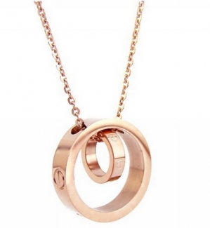 Cartier Love Necklace In 18Kt Pink Gold B7212402