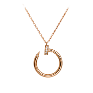 Cartier Juste Un Clou Necklace Pink Gold, Diamonds B7224513