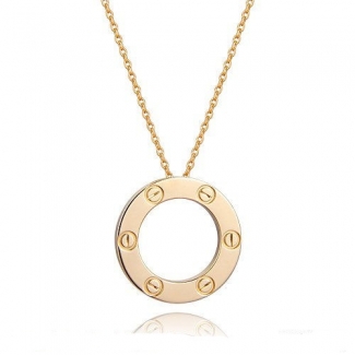 Cartier Love Pendant Necklace In Yellow Gold