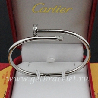 Copy Cartier Juste Un Clou Bracelet White Gold Diamonds B6037915