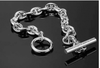 Replica Hermes Chaine D'ancre Bracelet in Silver