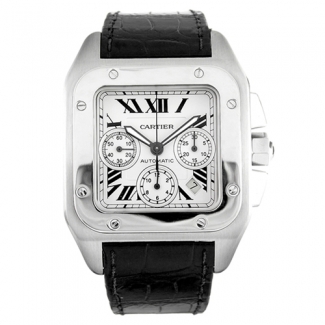 Cartier Santos 100 Chronograph XL swiss automatic mens watch replica W20090X8