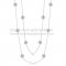 Van Cleef & Arpels Vintage Alhambra Necklace White Gold 10 Motifs With Gray Mother Of Pearl
