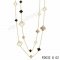 Fake Van Cleef & Arpels Magic Alhambra Necklace In Yellow Gold With Mother-Of-Pearl