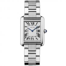 Cartier Tank Solo small ladies watch imitation W5200013 stainless steel