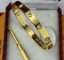 New Arrival Cartier Love Bracelet Yellow Gold 10 Diamonds B6036217