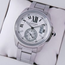 Calibre de Cartier automatic mens watch replica W7100015 stainless steel