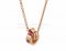 Replica BVLGARI BVLGARI Necklace with Rose Gold with Amethysts and Pink Tourmalines