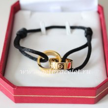 cartier black string bracelet