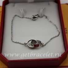Copy Cartier Love Necklace White Gold B6027200