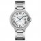 Ballon Bleu de Cartier medium swiss automatic watch 18kt white gold diamonds bezel