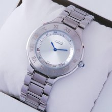 Cartier Must 21 steel imitation watch for men and women W10110T2