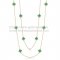 Van Cleef & Arpels Vintage Alhambra Necklace Yellow Gold 10 Motifs With Malachite Mother Of Pearl