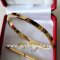 2017 New Cartier Love Bracelet SM Yellow Gold B6047517