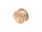 Replica Bvlgari B.zero1 Design Legend 4-Band Ring in Rose Gold Set with Pave Diamonds