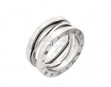 Replica Bvlgari B.zero1 Design Legend Geometric Design 3-Band Ring in White Gold
