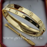 Replica Cartier Love Yellow Gold Bracelet (Combo Style)