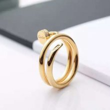Cartier Juste Un Clou Yellow Gold Diamond Double Nail Ring