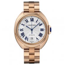 Cle de Cartier Watch 40mm 18K pink gold replica watch for men WGCL0002