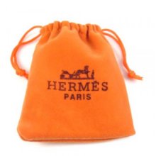 Hermes Jewelry Velvet Pouch