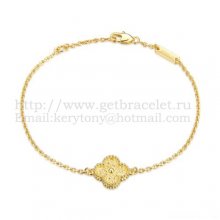 Van Cleef & Arpels Vintage Alhambra Bracelet Yellow Gold