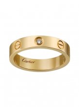 Replica Cartier Love Wedding Band 18K Yellow Gold Love Ring With 1 Diamonds B4056100