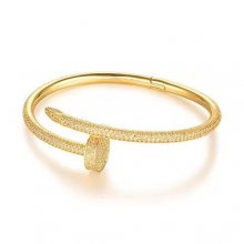 Cartier Juste Un Clou Bracelet Yellow Gold, Diamonds