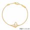 Fake Van Cleef & Arpels Sweet Alhambra Butterfly Bracelet In Yellow Gold With Mother-Of-Pearl
