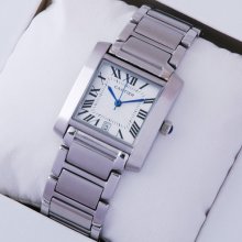 Cartier Tank Francaise W51002Q3 steel replica watch for men