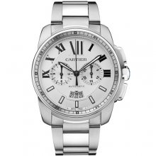 Calibre de Cartier Chronograph imitation watch W7100045 stainless steel