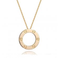 Cartier Love Pendant Necklace In Yellow Gold