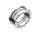 Replica Bvlgari B.zero1 3-Band Spiral Ring in White Gold