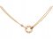 Cartier Love Necklace 2 Diamonds Pink Gold B7224509