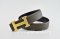 Hermes Reversible Belt Brown/Black Classics H Togo Calfskin With 18k Gold With Logo Buckle