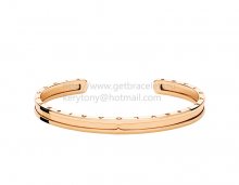 Replica Bvlgari B.zero1 Rose Gold Cuff Bracelet