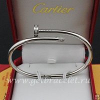 Copy Cartier Juste Un Clou Bracelet White Gold Diamonds B6037915